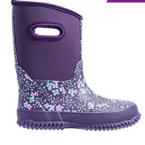 Storm Kidz Purple Floral
Neoprene Rain Boot - Little Kids 12, New in package